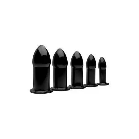 XR Brands Expansion Metal Dilator Set with Hollow Core, Silver