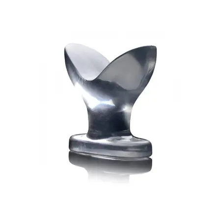 XR Brands Master Series Anchored Clear Expanding Plug 3.75