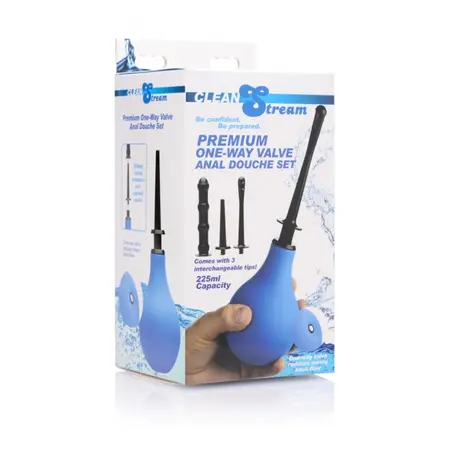 CleanStream Premium One Way Valve Hygiene Set with 3 Nozzles, 225ml