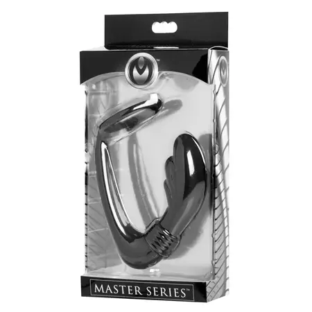 Cobra Silicone Dual-Action Prostate System with Cockring, Black
