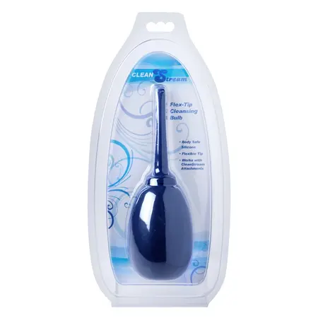 CleanStream Flex-Tip Silicone Hygiene Bulb 225ml Flexible Nozzle Blue