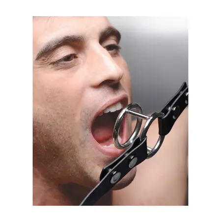 Master Series Deep Throat Gag Stainless Steel Adjustable Ring System