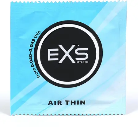 EXS Air Thin Ultra-Light Barrier 48-Pack - Anatomical Shape, Latex