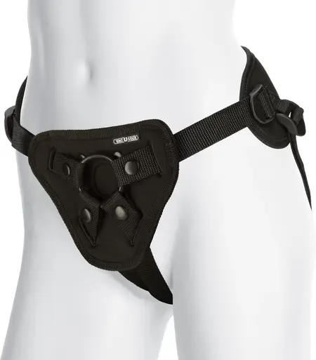 Doc Johnson Platinum Corset Harness Adjustable Neoprene Black 60in