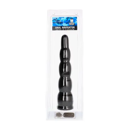 Domestic Partner Anal Navigator Black Flexible Intimate Model 28 cm