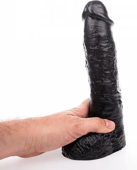 Hung System Mickey Intimate Model with Suction Base 24 cm Black