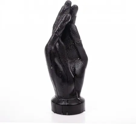 Hung System Hello Hand-Shaped Plug 23.7 cm x 9 cm Suction Base Black
