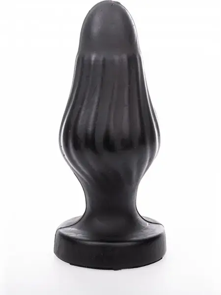 Corny голям анален разширител с вендуза, черен, 22,5x9 см
