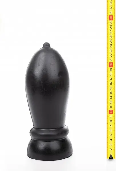 Hung System Rolling Intimate Plug 24cm Black Large Diameter 9.7cm