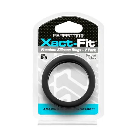 Perfect Fit Xact-Fit Ring Set #19 - 2-Pack Precision Sizing System