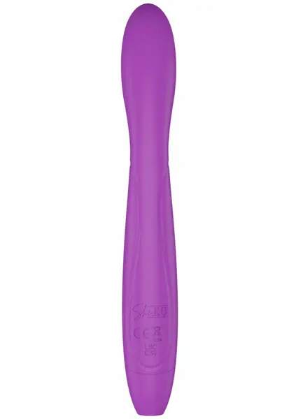 She.E.O Tapping G-Spot Vibrator - Ribbed Silicone, 10 Modes, Rechargeable