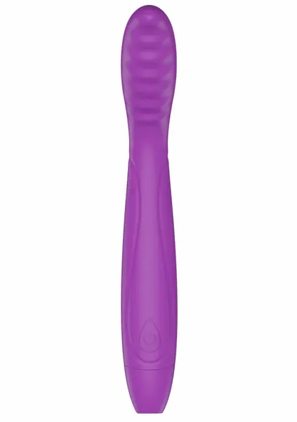She.E.O Tapping G-Spot Vibrator - Ribbed Silicone, 10 Modes, Rechargeable