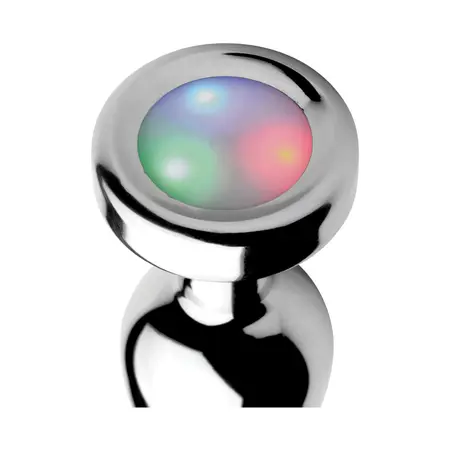 Light Up Small Plug - Metal Intimate Accessory with LED Lighting