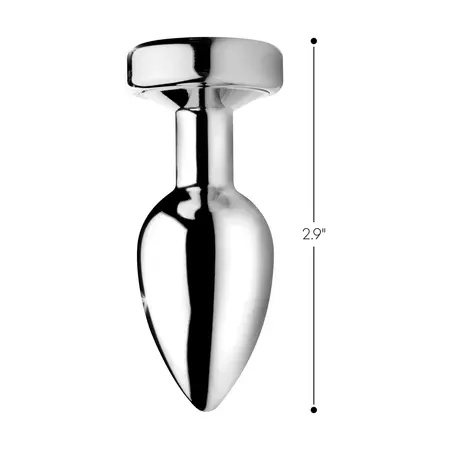 Light Up Small Plug - Metal Intimate Accessory with LED Lighting