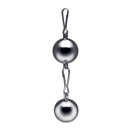 XR Brands Oppressor's Orb Stainless Steel Weighted Ball 227g with Connector