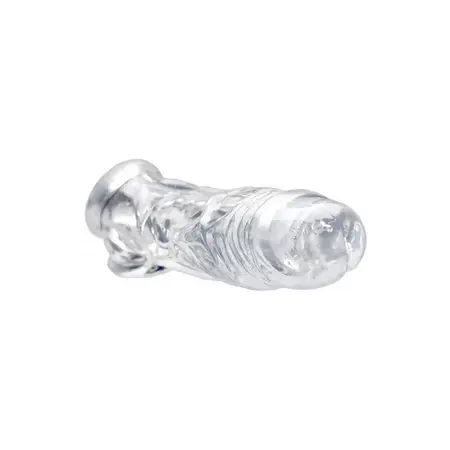 XR Brands Size Matters Clear Enhancement Sleeve & Ball Separator