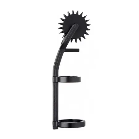 Thorn Double Finger Pinwheel Sensory Stimulation Tool - Silver, Compact