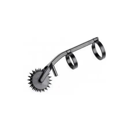 Thorn Double Finger Pinwheel Sensory Stimulation Tool - Silver, Compact