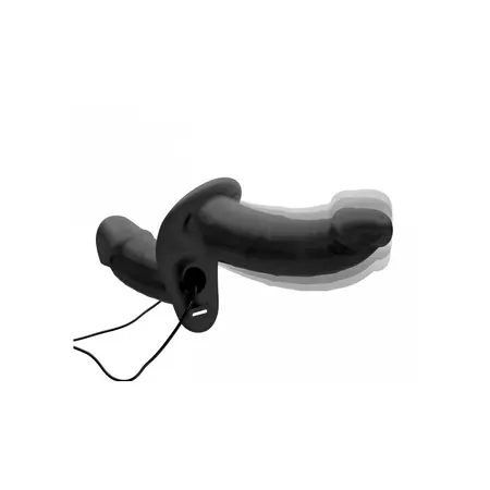 Supreme Pleasure Vibrating Double Silicone System with Adjustable Harness