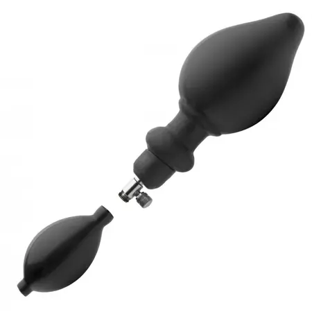 XR Brands Expander Inflatable Plug Black Adjustable Size 848518017543