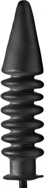 Master Series Accordion Inflatable Plug XL - Adjustable Size Black
