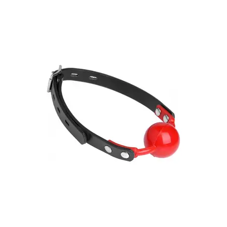 XR Brands Hush Gag Silicone Adjustable Comfort System Black