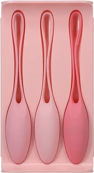 Doc Johnson Kegel Trainer Set Silicone Pelvic Floor Exercise Balls 3pcs