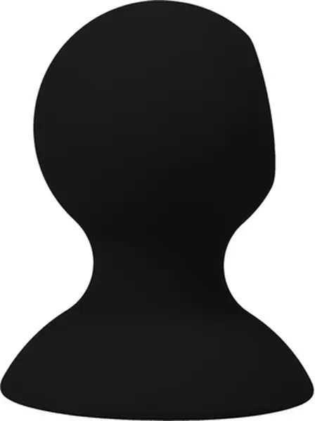 Doc Johnson Silicone Suction Cups for Nipple Stimulation - Pair, Black