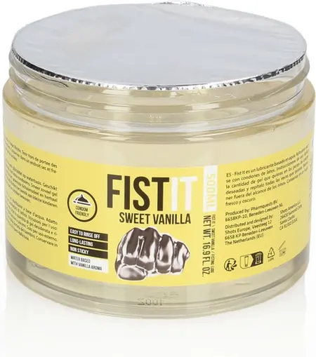 Fist It Extra Thick Intimate Gel Vanilla Scent 500 ml Water-Based