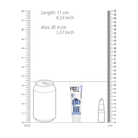 Fist It Extra Thick Water-Based Lubricant 25ml - Long-Lasting Formula
