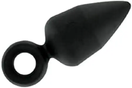 ManzzzToys Putin Black Large Silicone Plug 12cm Waterproof - Black