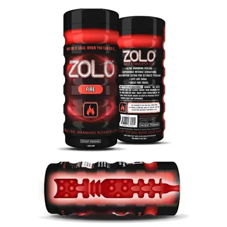 Zolo Cup Fire - Intimate Stimulation System, Compact, Textured Canal