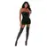Chain Reaction Nightgown Set M Gold Chain Detail & Cheetah Mesh