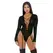 Feline Bodysuit with Cheetah Mesh and Long Sleeves XL by Lustful