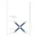 OUCH! Denim 4-Way Hogtie Cross Restraint - Heavy-Duty Adjustable 25cm