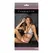 Dreamgirl Lace Bralette Set with Adjustable Harness - White/Black, One Size