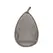 Touche Water Drop Bath Mitt Charcoal Hemp-Flax Exfoliating Glove