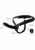 INFERNO Hollow Vibrating Strap-On Silicone 16 cm with Remote Control