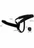 INFERNO Hollow Vibrating Silicone Strap-On 20 cm with Remote Control