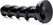 Mighty Screw Intimate Machine 25 cm Black Non-Phthalate PVC
