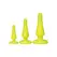Doc Johnson Launch! Silicone Anal Trainer Set Yellow - Progressive System