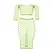 Neon Pink Long Sleeve Crop Top & Maxi Skirt UV-Activated Set by Shots