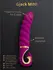 Gvibe Gjack Mini Sweet Raspberry Compact Intimate Device Bioskin