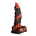 XR Brands Fire Demon Silicone Fantasy Model Red/Black Large