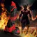 XR Brands Fire Demon Silicone Fantasy Model Red/Black Large