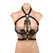 nsnovelties Female Body Harness S/M Black Vegan PU Adjustable Straps