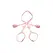 nsnovelties Bondage Harness M/L Pink - Adjustable Faux Leather with Bows