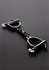 Sinner Gear Adjustable Darby Steel Handcuffs - Multi-Position Locking System