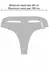 Inferno Sexy String колан за страпон тип стринг, еко кожа, регулируем