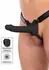 INFERNO Hollow Vibrating Strap-On Silicone System 18 cm Black